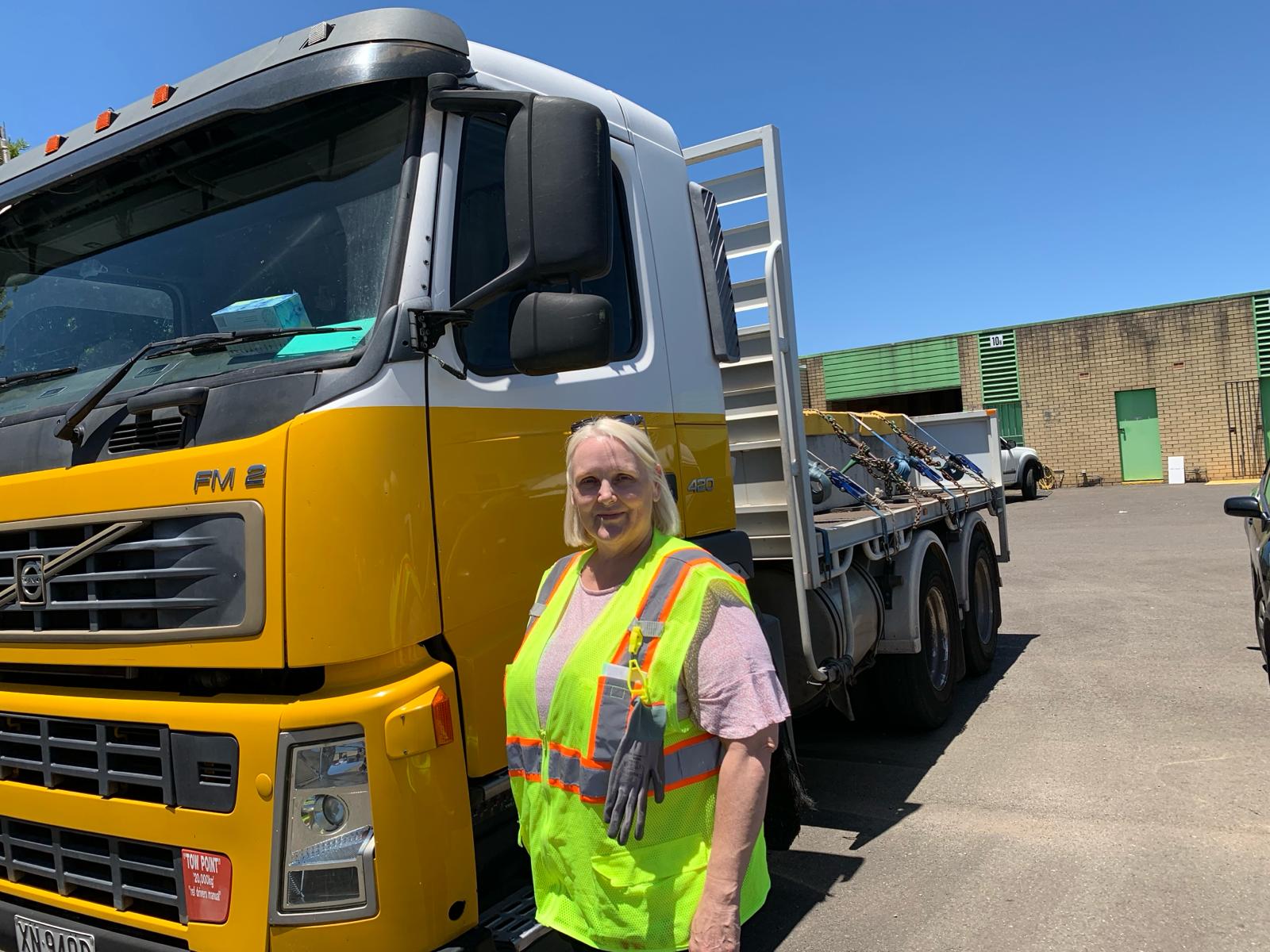 Truck Driving Lessons- Truck Side Photo